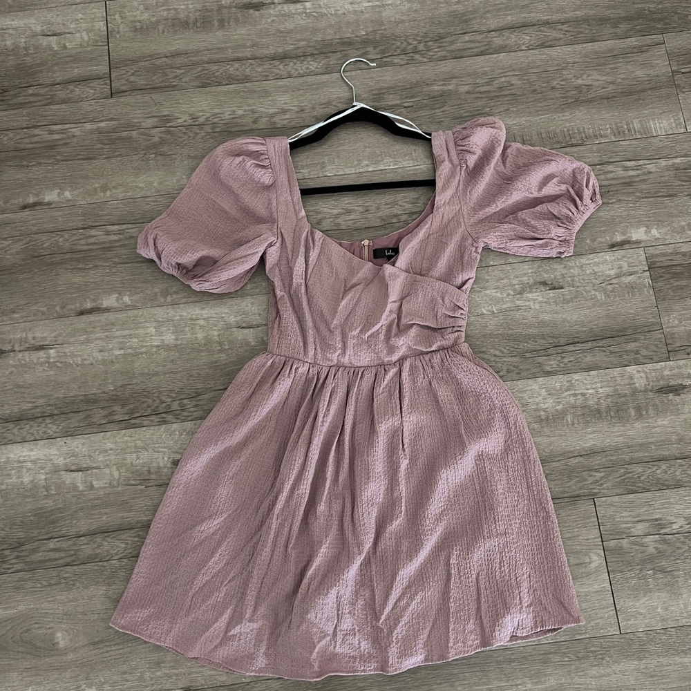 Lulus puff sleeve dress